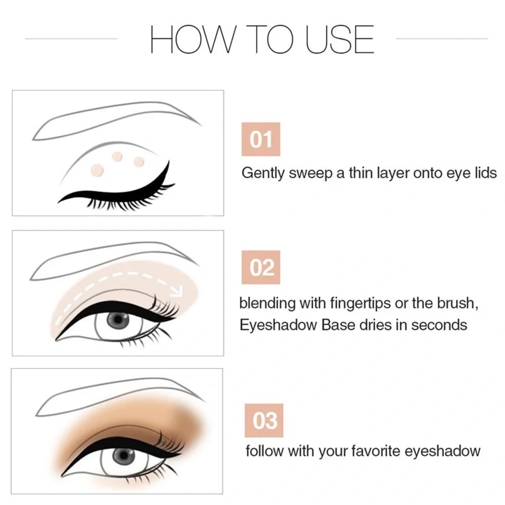 💝3/$15 MUST BUNDLE💝 NEW Lasting Creamy Eye Make-up Glitter Glue Primer Base - Picture 4 of 9